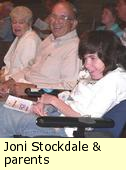 Joni Stockdale and her parents
